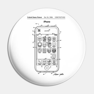 Apple iPhone Patent White Pin