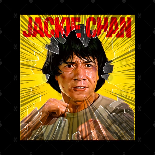 Jackie Chan art versi comic by jokyhils