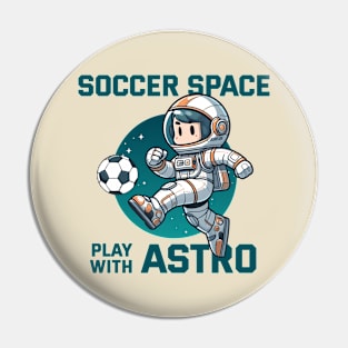 Soccer Space - Play with Astro Pin