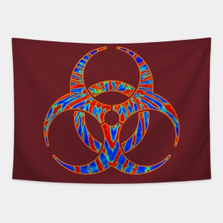 Heat Map Biohazard Tapestry