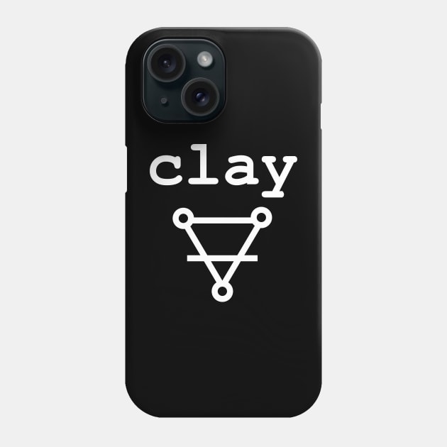 Alchemist symbol for clay t shirt Phone Case by k8shea