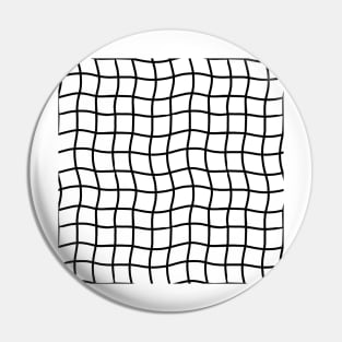 Minimal Abstract Squiggle Grid - Black Pin
