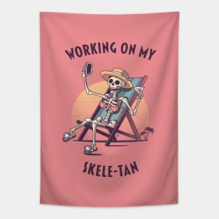 Working on my Skele-Tan Tapestry