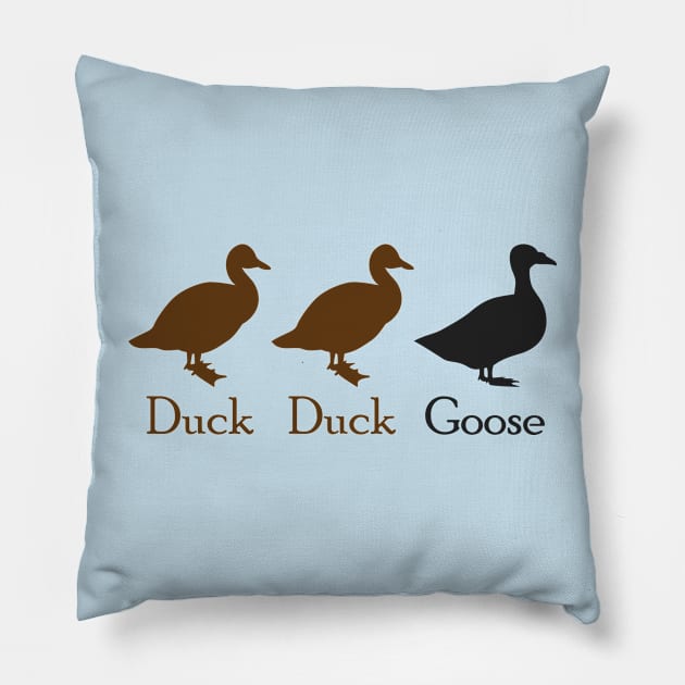 Duck Duck Goose Pillow by Maries Papier Bleu