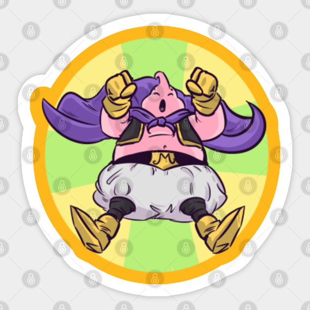 Majin Buu Dragon Ball Z Dragon Ball Sticker Teepublic Uk