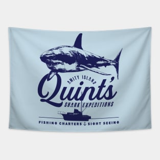 Quint's Shark Fishing Tapestry