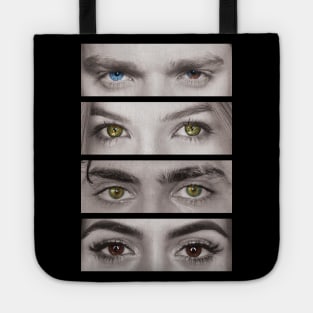 Shadowhunters eyes: Alec Lightwood, Jace Herondale, Clary Fray, Izzy Lightwood - Parabatai Tote