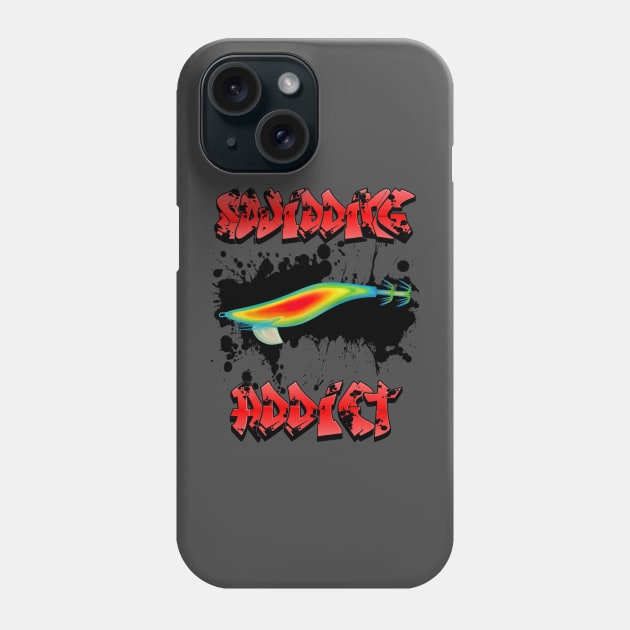 Squidding Addict Phone Case by squidhunterwa