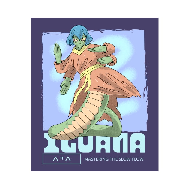 Iguana: Mastering the Slow Flow by lildoodleTees