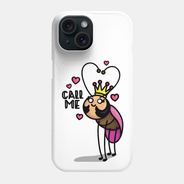 Call me - Mini Queen Phone Case by hoddynoddy