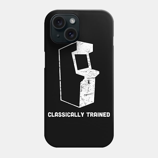 Classically Trained - Retro Arcade Game Phone Case by Wizardmode