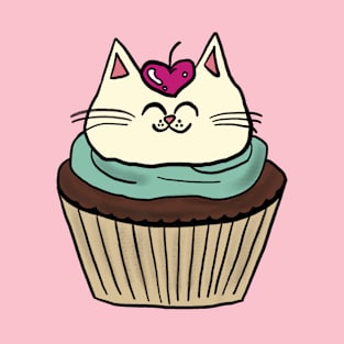 Cat Cupcake T-Shirt