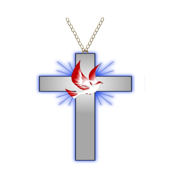 CHRISTIAN CROSS With DOVE by SHOW YOUR LOVE