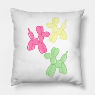 Set of 3 Balloon Dogs Pillow