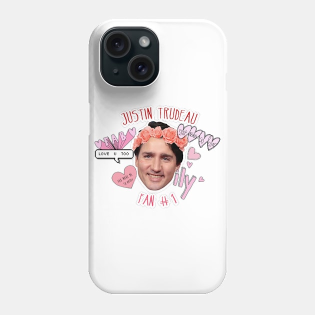 Fan #1 Justin Trudeau Phone Case by pinkmoondust