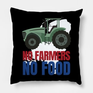 No Farmers No Food Netherland Boerenopstand Pillow