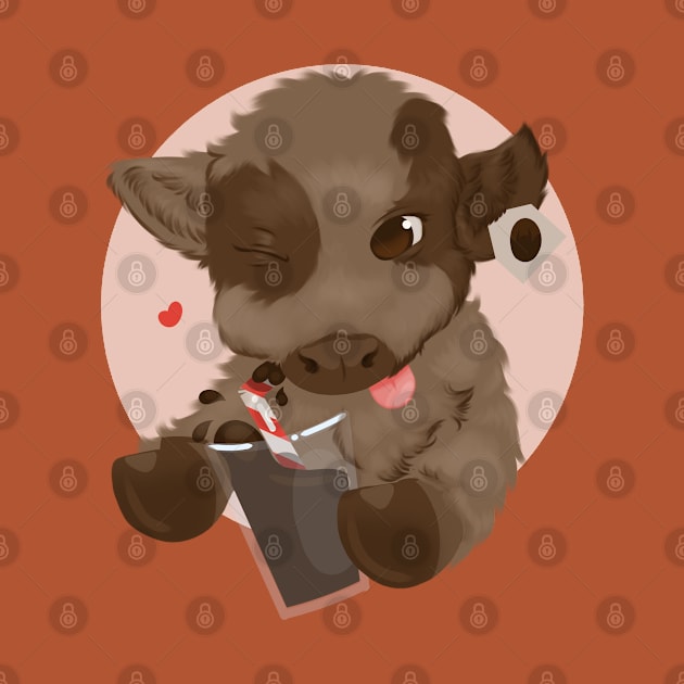 Chocolate Cow by Paulina Alvarez