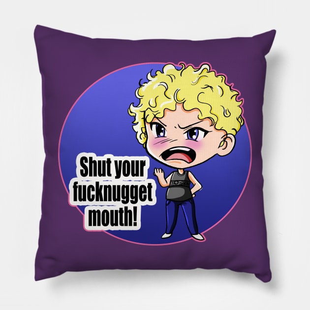 Ozark Ruth Shut your F*cknugget mouth!! Pillow by FreddyK