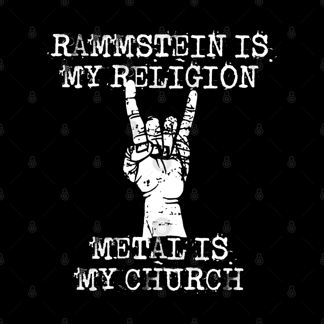 rammstein is my religion by Grandpa Zeus Art