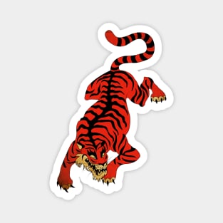 Tattoo Tiger Magnet