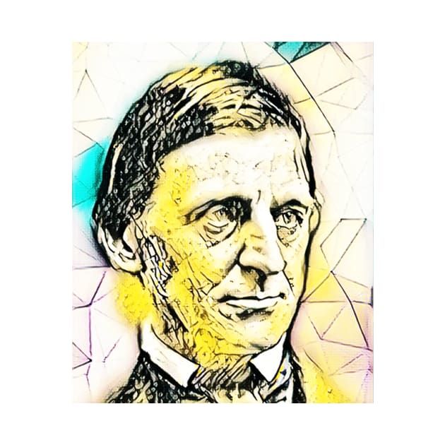 Ralph Waldo Emerson Portrait | Ralph Waldo Emerson Artwork 3 by JustLit