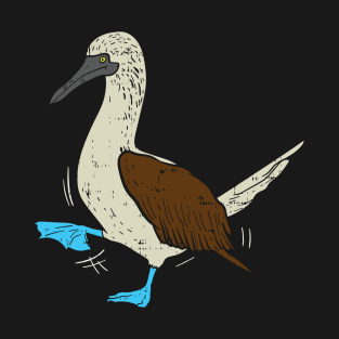 Dancing Blue Foot Boobie Bird T-Shirt