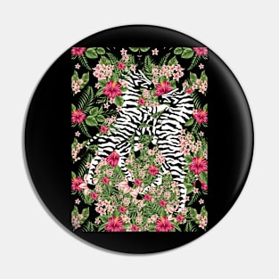 The Zebra on Fight Pin