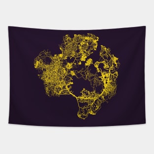 Physarum Polycephalum III Tapestry