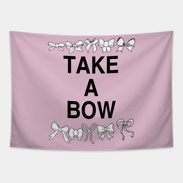 Take a bow Tapestry by KristopherBel