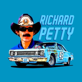 Richard Petty 43 Legend 70S Retro T-Shirt