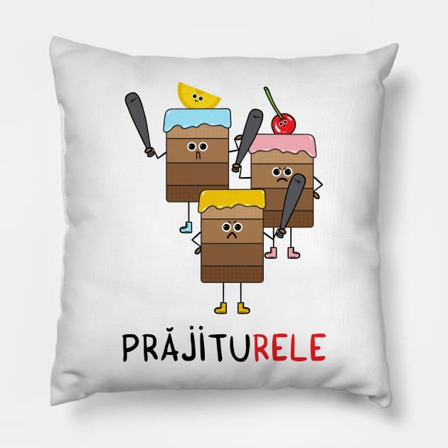 prajituRELE Pillow by adrianserghie