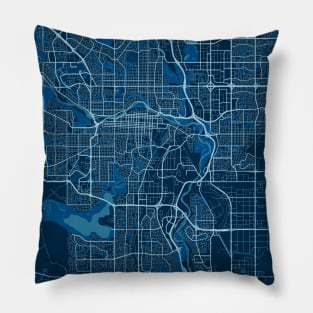 Calgary - Canada Peace City Map Pillow