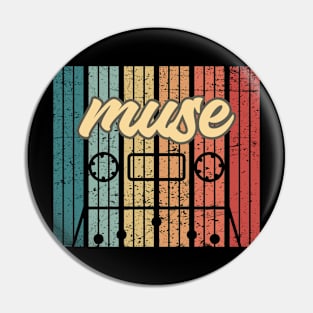 muse cassette retro vintage Pin