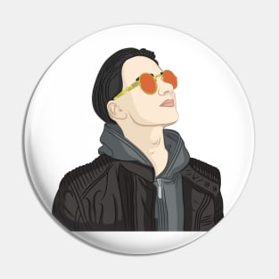 Cool guy Pin