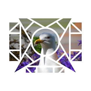 Enhanced geometric seagull T-Shirt