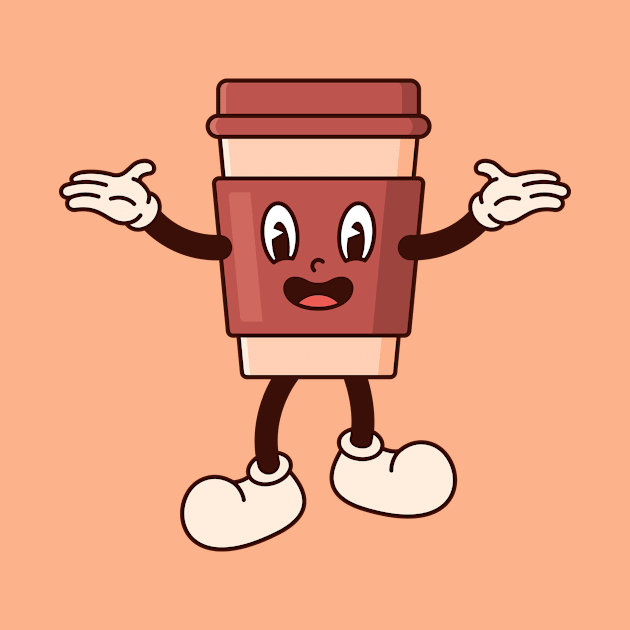 Happy cup of coffee by subkontr