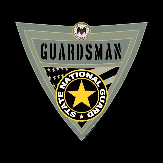 The State Army National Guard Essentials Shield by J. Rufus T-Shirtery