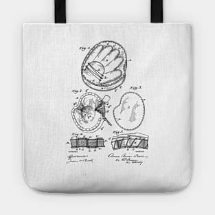 Baseball Glove Patent Drawing Tote