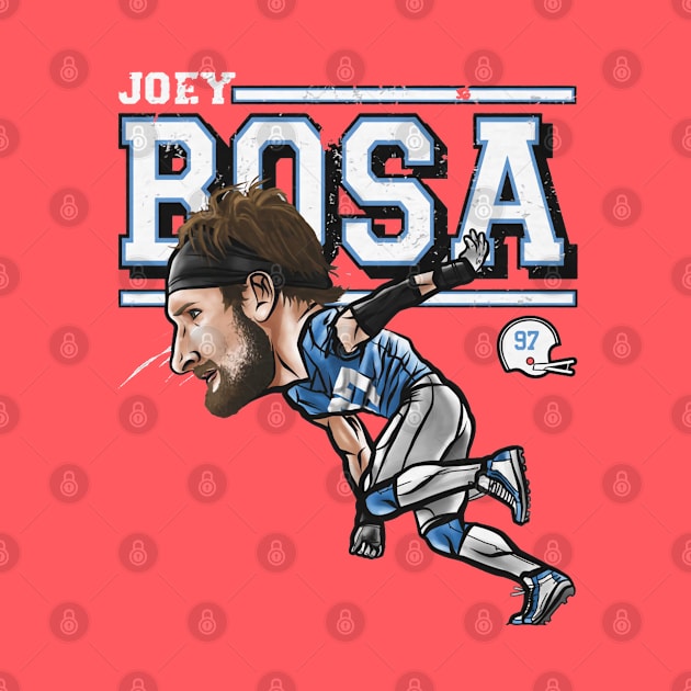 Joey Bosa Los Angeles C Cartoon by Chunta_Design