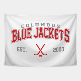 Blue Jackets Hockey Tapestry