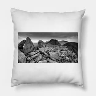 Castle of the Winds, Glyder Fach, Snowdonia, Wales Pillow