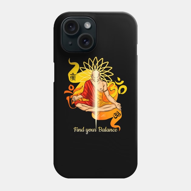 Harmony in Stillness - Find your Balance Phone Case by Roy's Disturbia