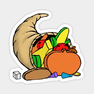 Board Game Cornucopia Magnet