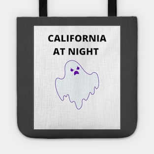 california at night Tote