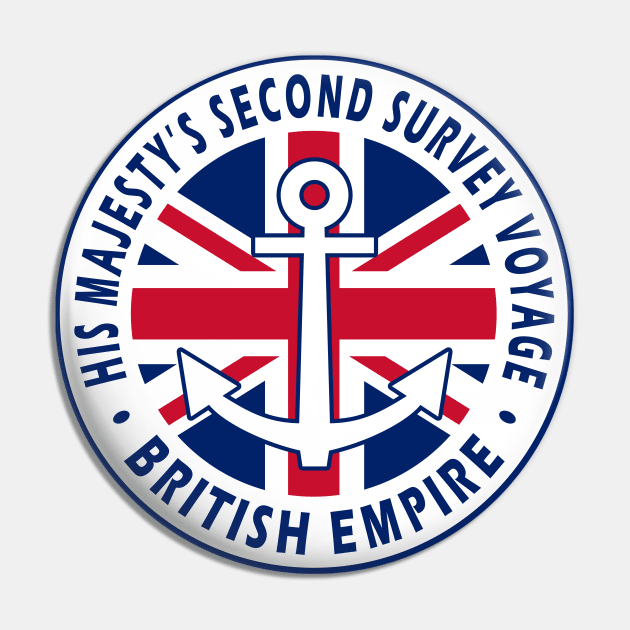 His Majesty's Second Survey Voyage Pin by Lyvershop