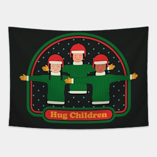 Hug Children Tapestry