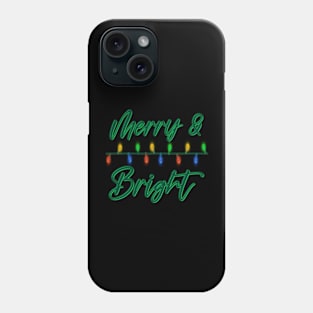 Merry and Bright Christmas Phone Case