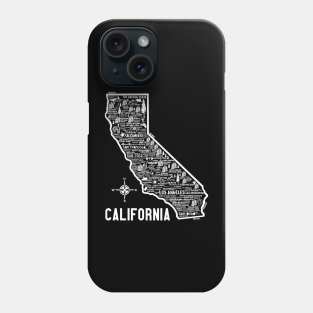 California Map Phone Case