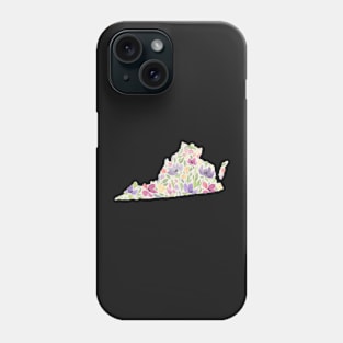 Virginia Silhouette Florals Phone Case