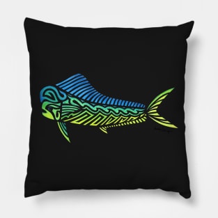 Tribal Mahi Mahi Pillow